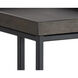 Arden 23.5 X 23.5 inch Black / Charcoal Grey Side Table, C-Shaped
